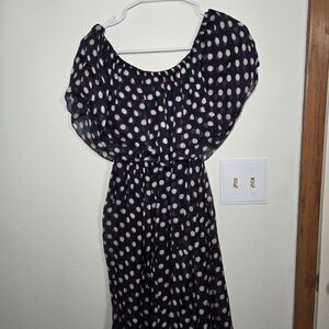 NWT MAISON MARGEILA Polk-a-dot Blue/Red/White Dress Sz Small